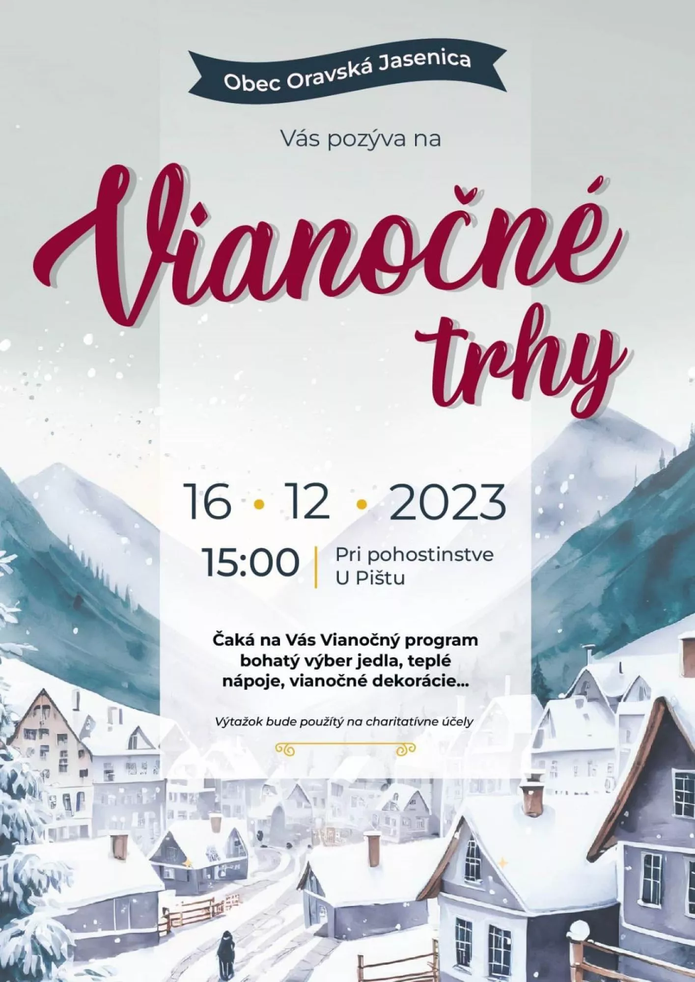 Vianočné trhy v Oravskej Jasenici