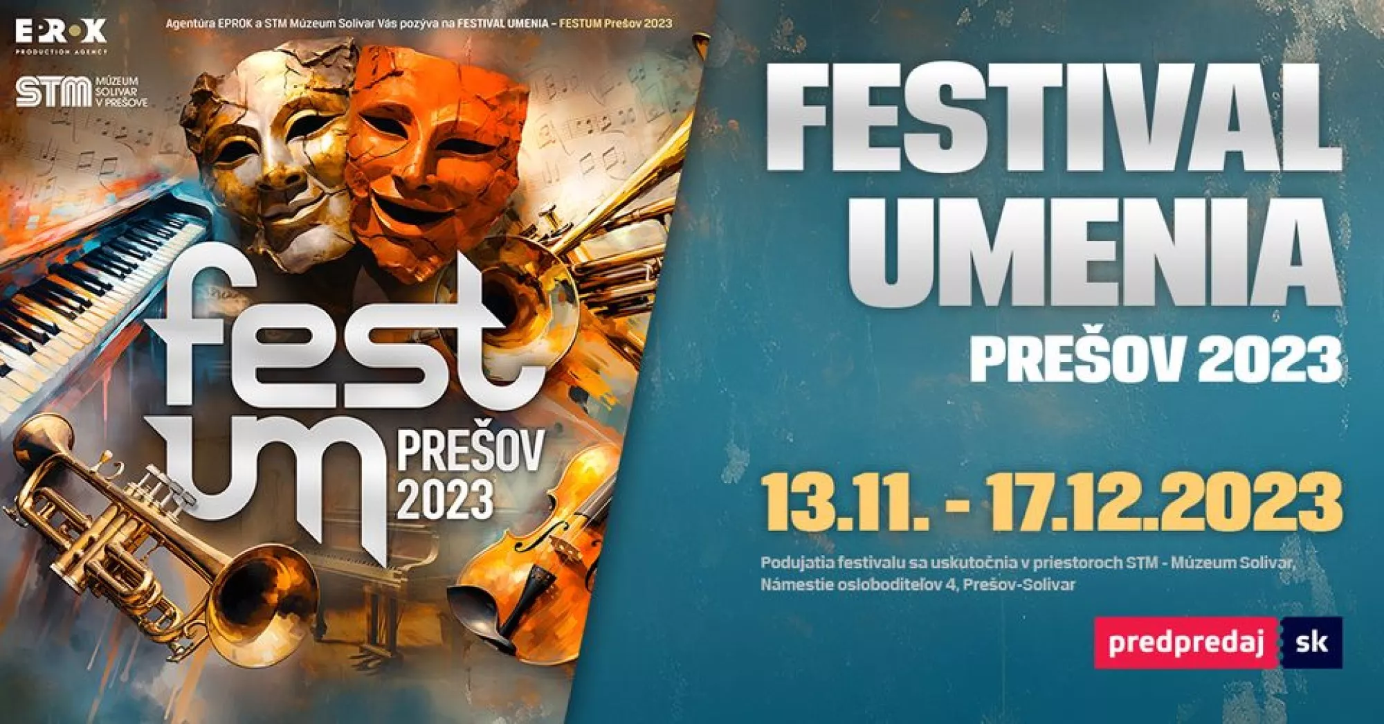 Festival umenia - Festum Prešov