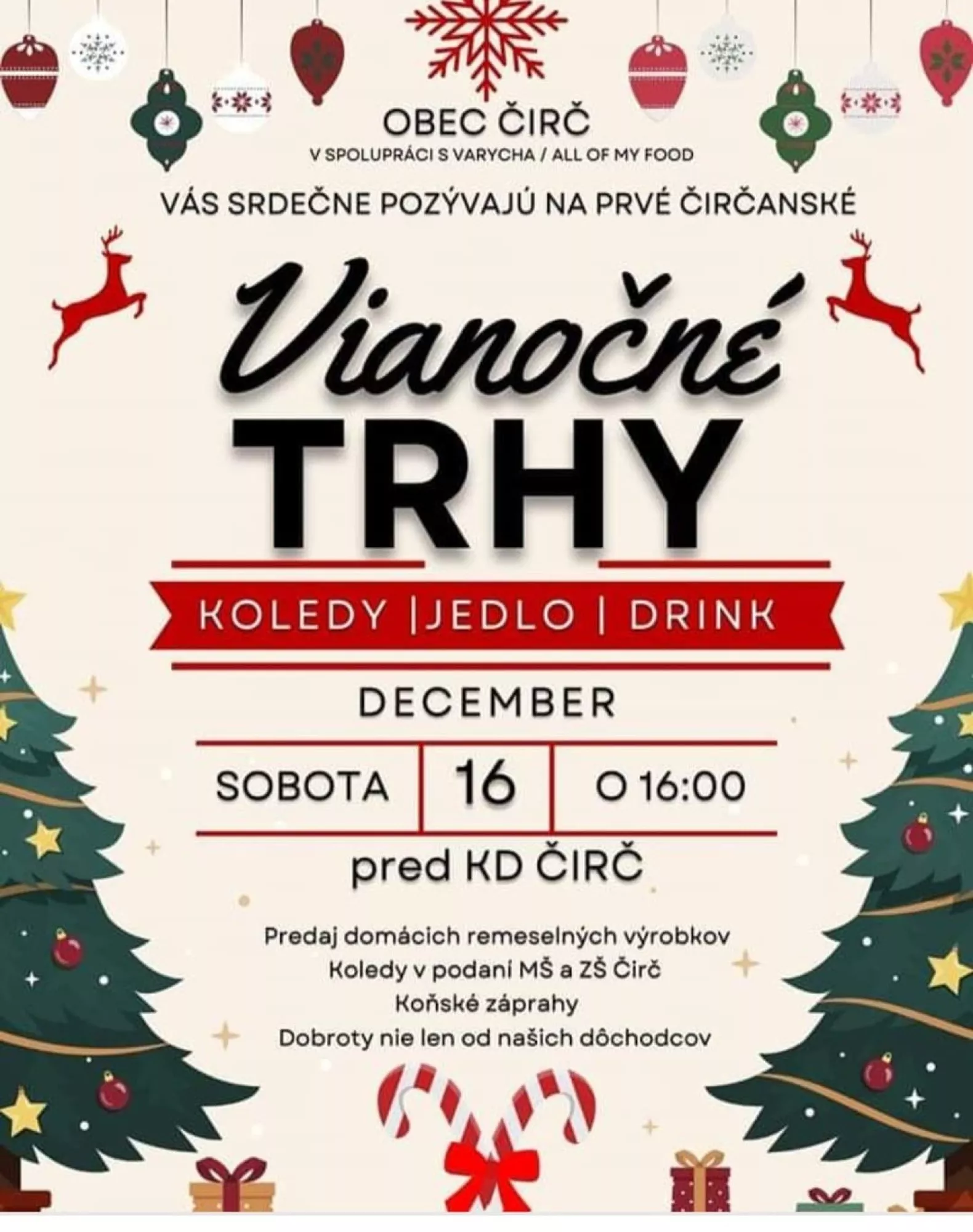 Vianočné trhy Čirč