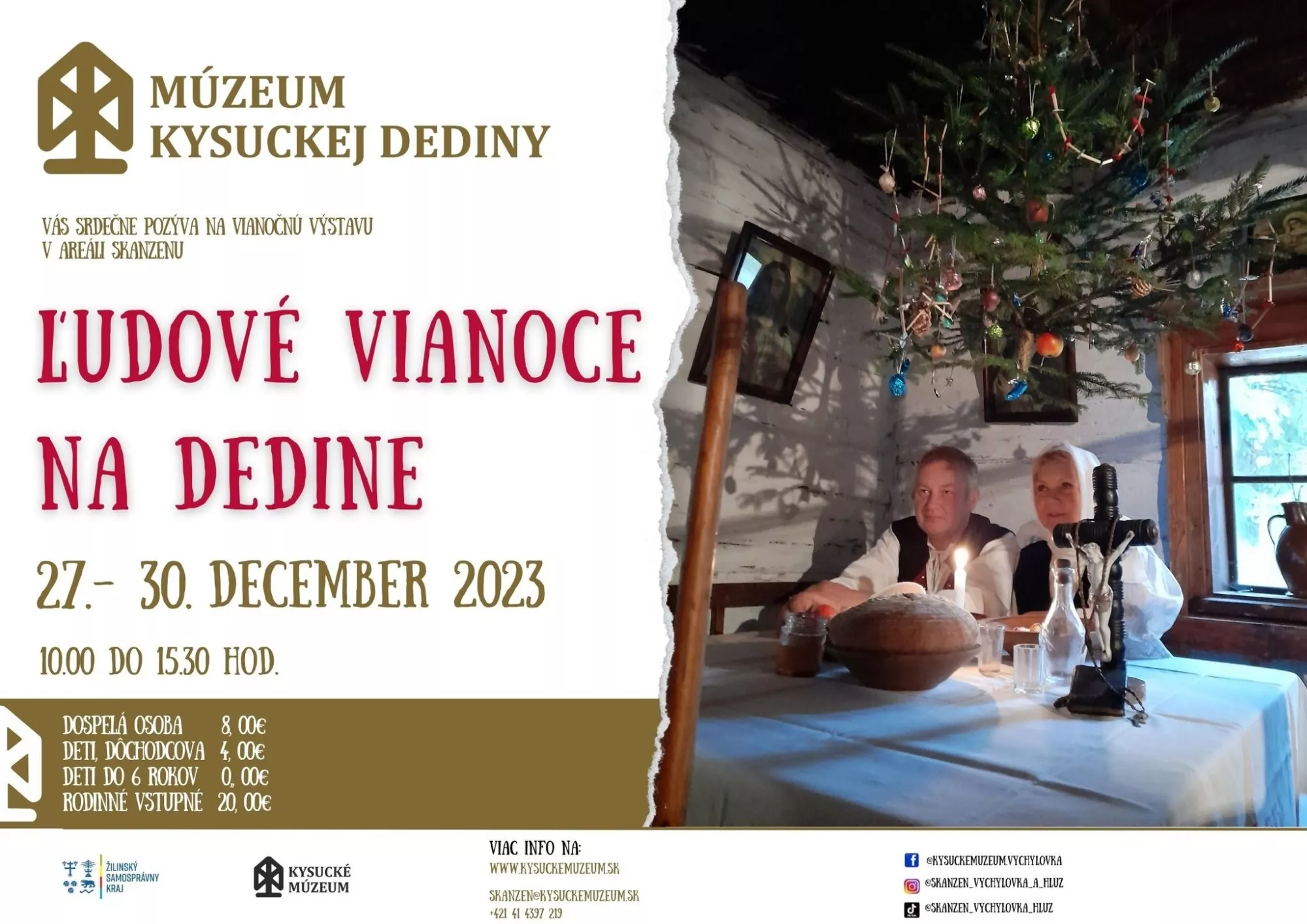 Vianočná výstava Ľudové Vianoce na dedine