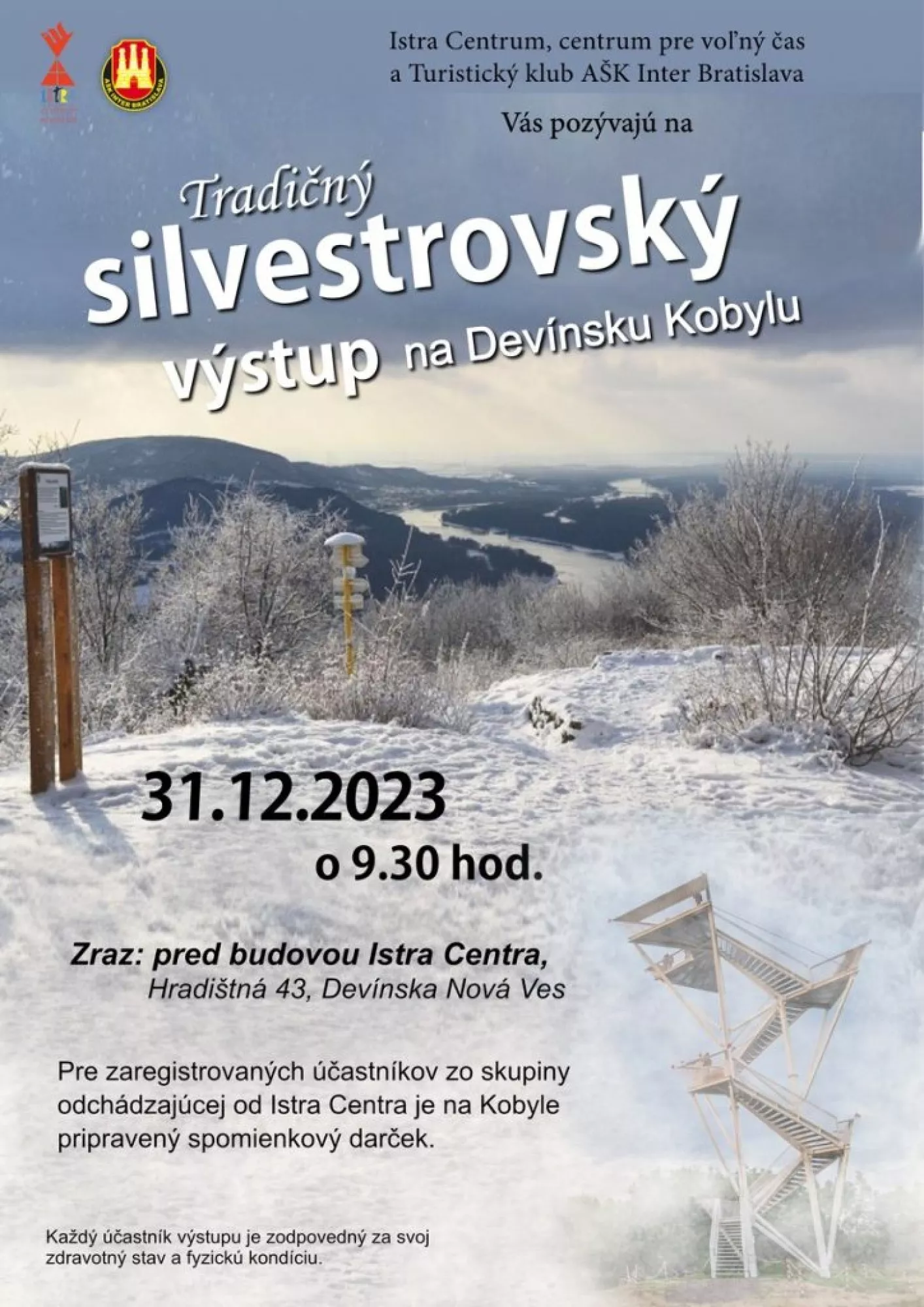 Tradičný slivestrovský výstup na Devínsku Kobylu