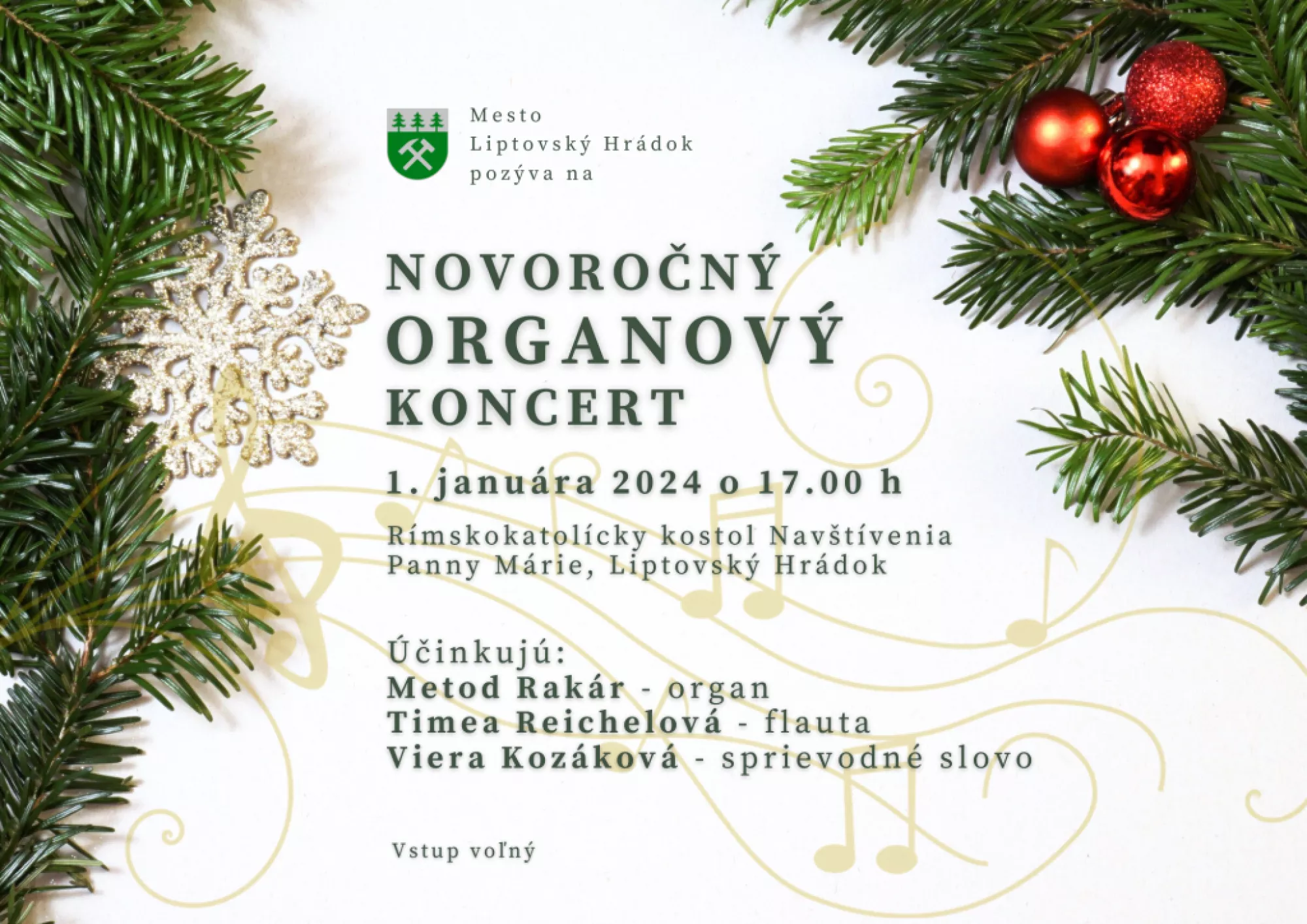 Novoročný organový koncert