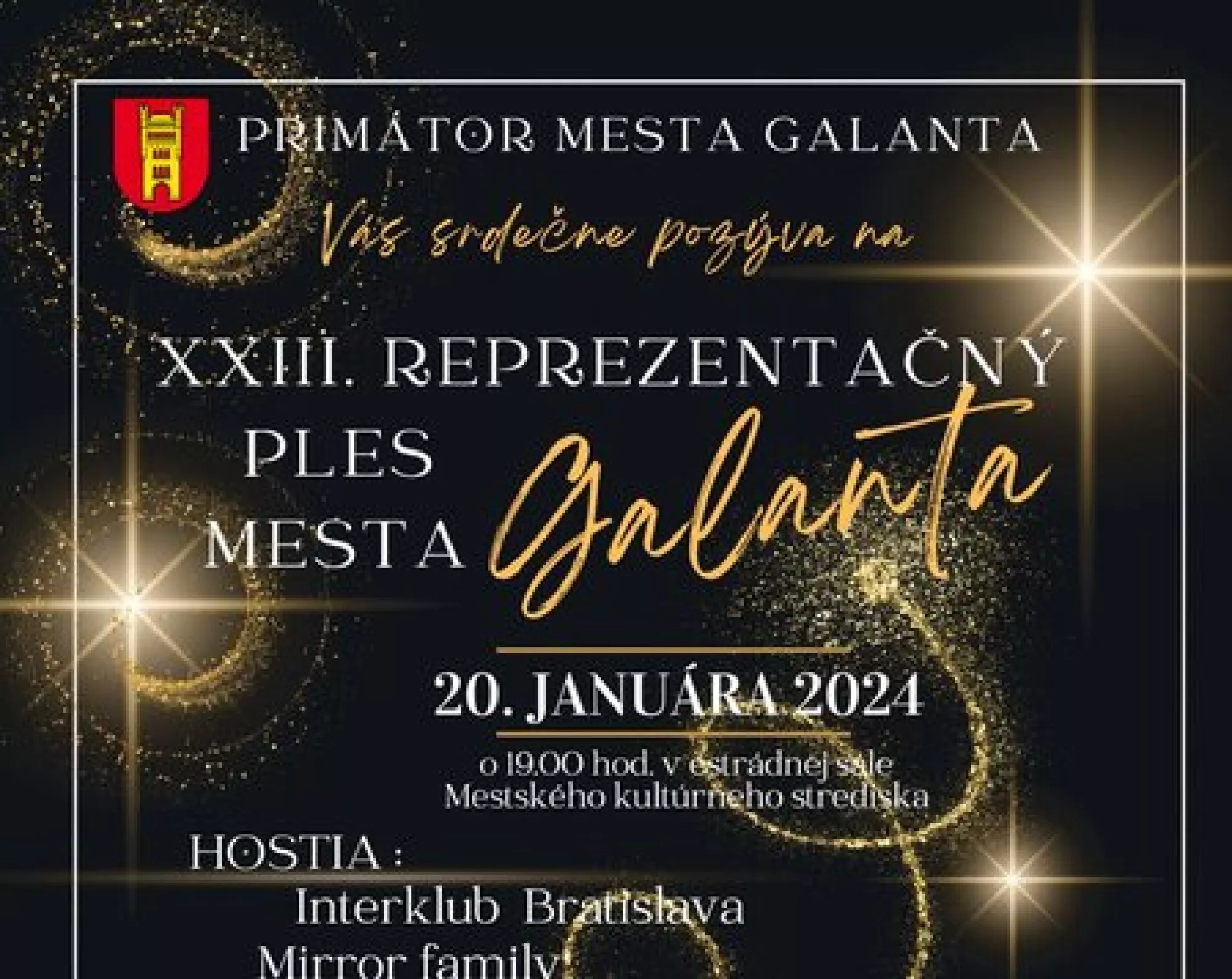 23. Reprezentačný ples mesta Galanta