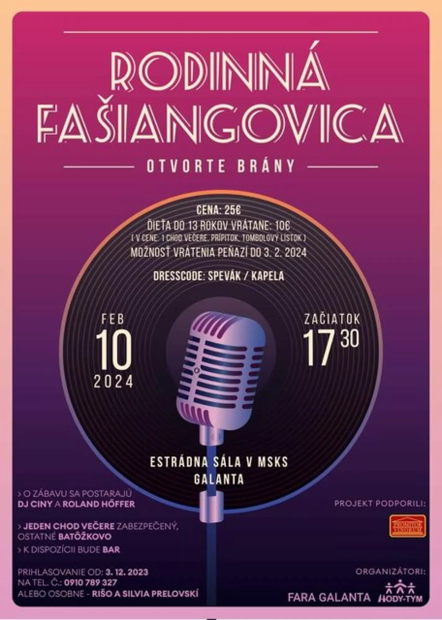 Rodinná fašiangovica