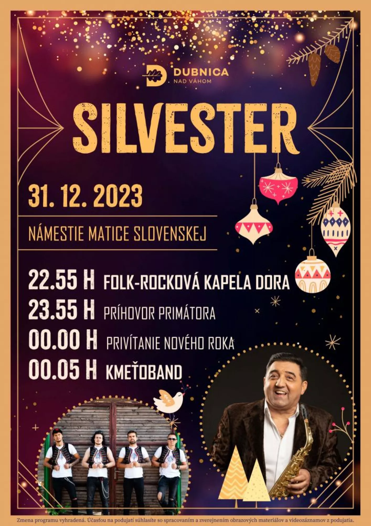 Silvester 2023 s Kmeťobandom