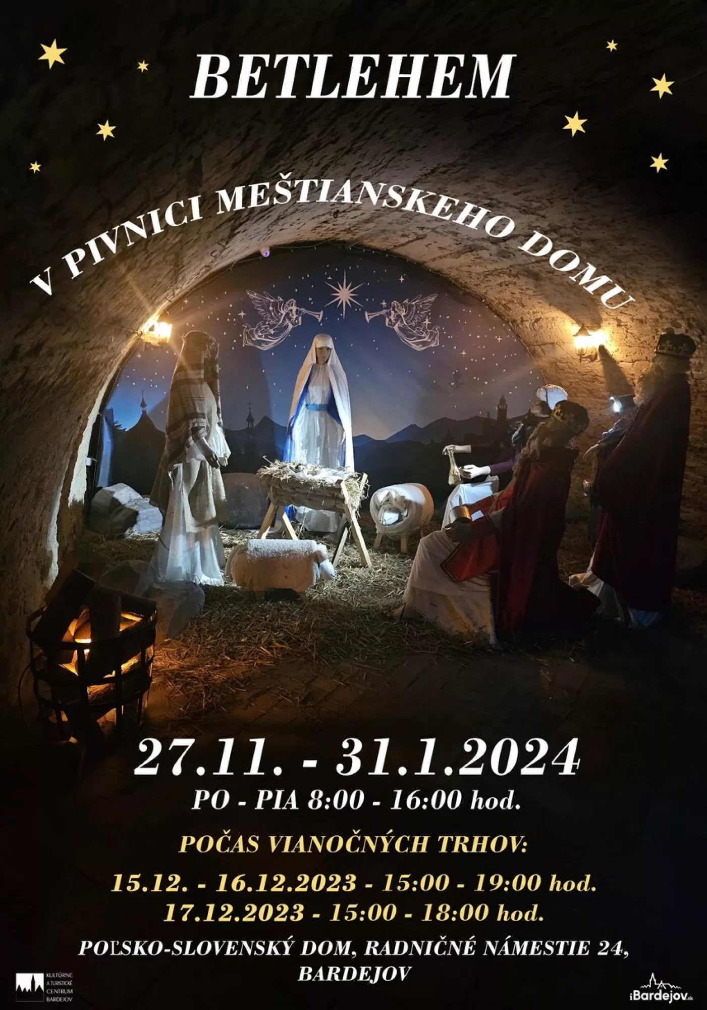 Betlehem v pivnici meštianskeho domu