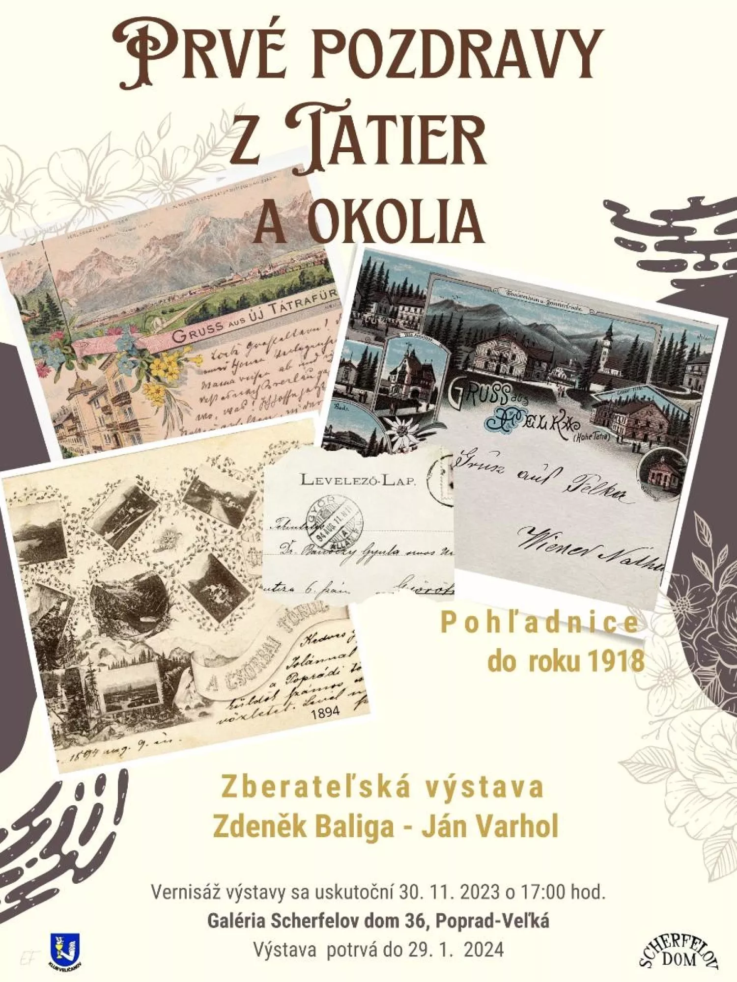 Prvé pozdravy z Tatier a okolia do r. 1918