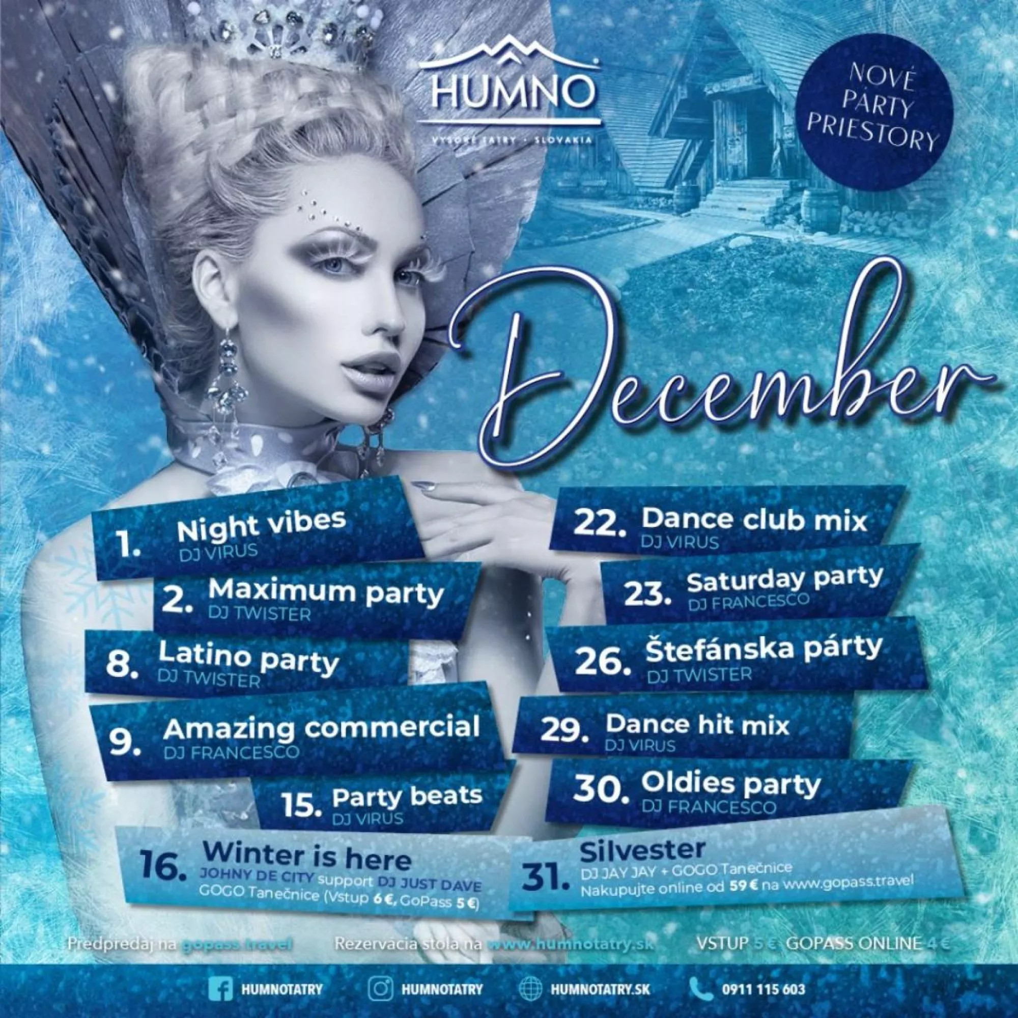 December v Humno Tatry