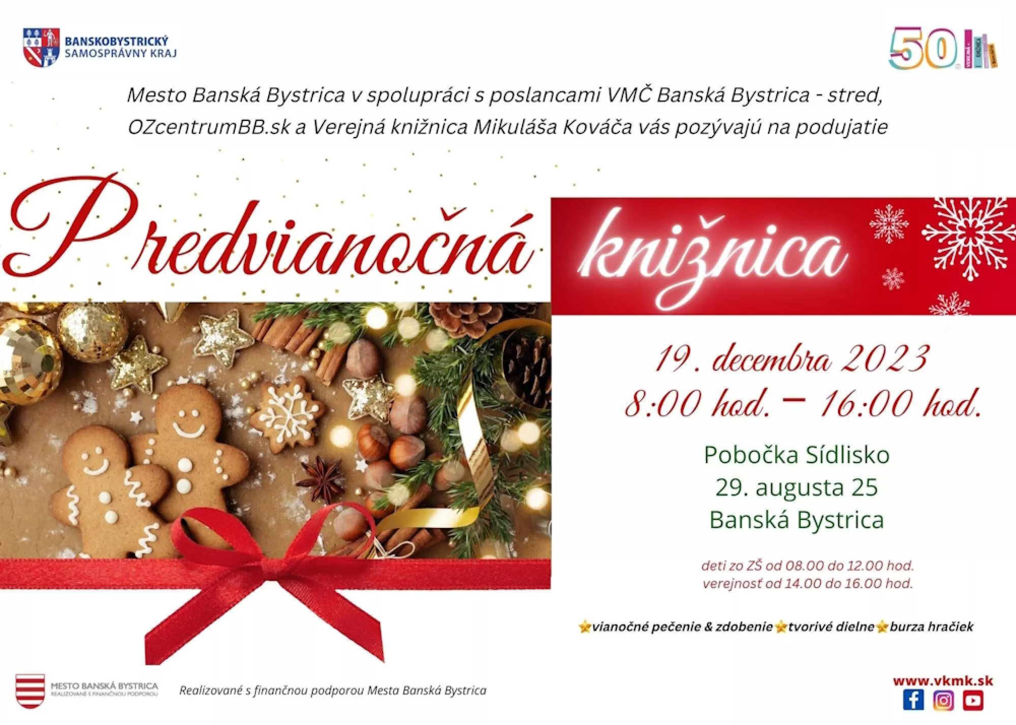 Predvianočná knižnica