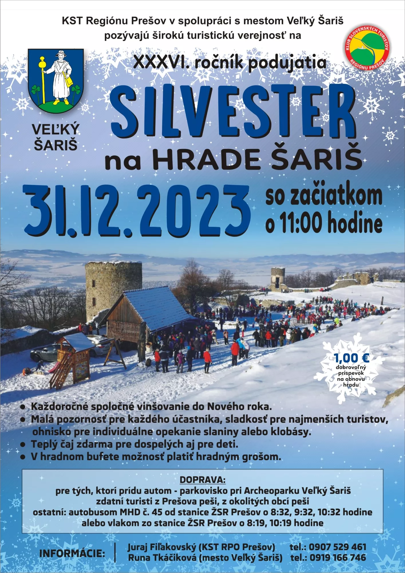 Silvester na hrade Šariš