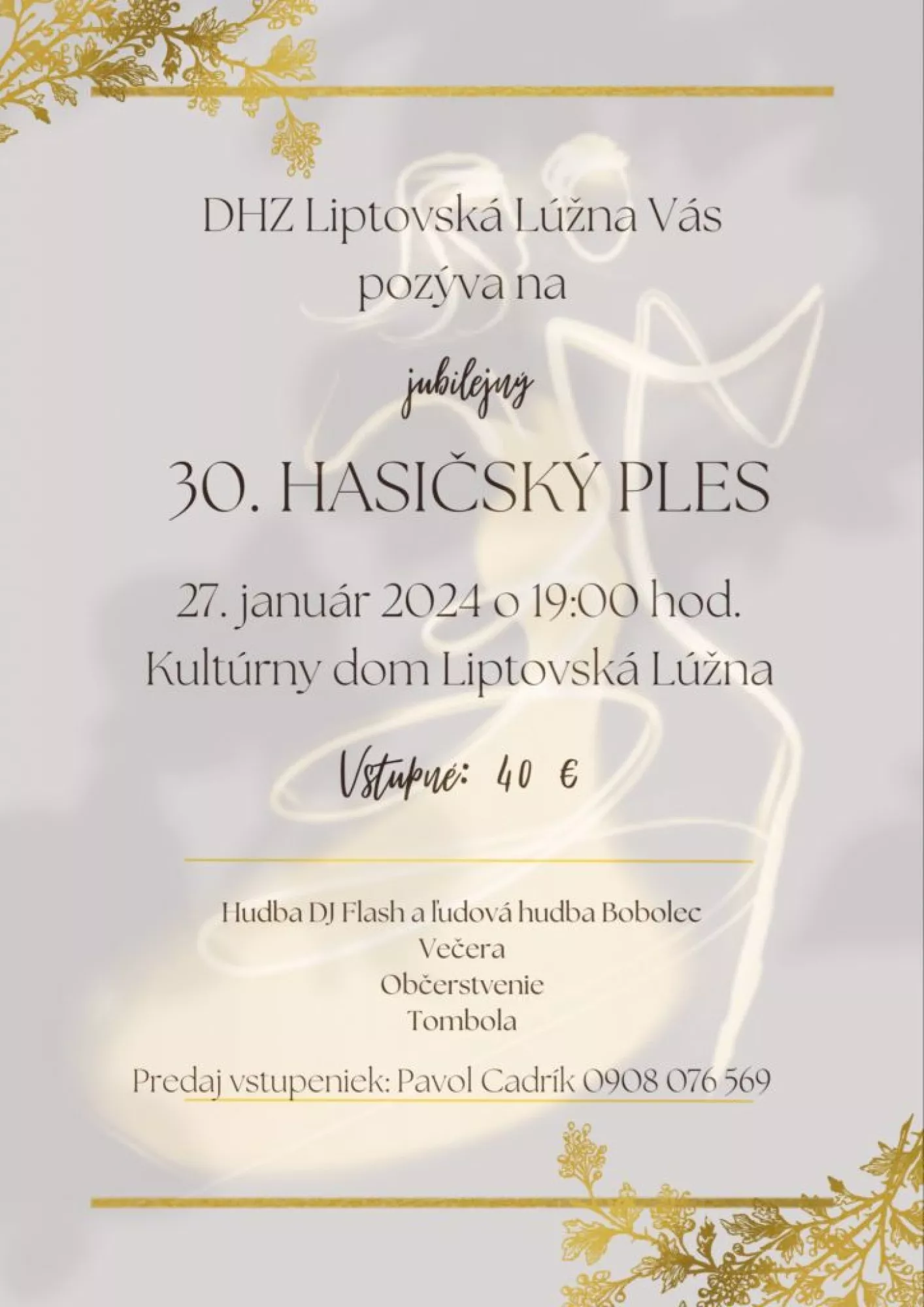 XXX. Hasičský ples