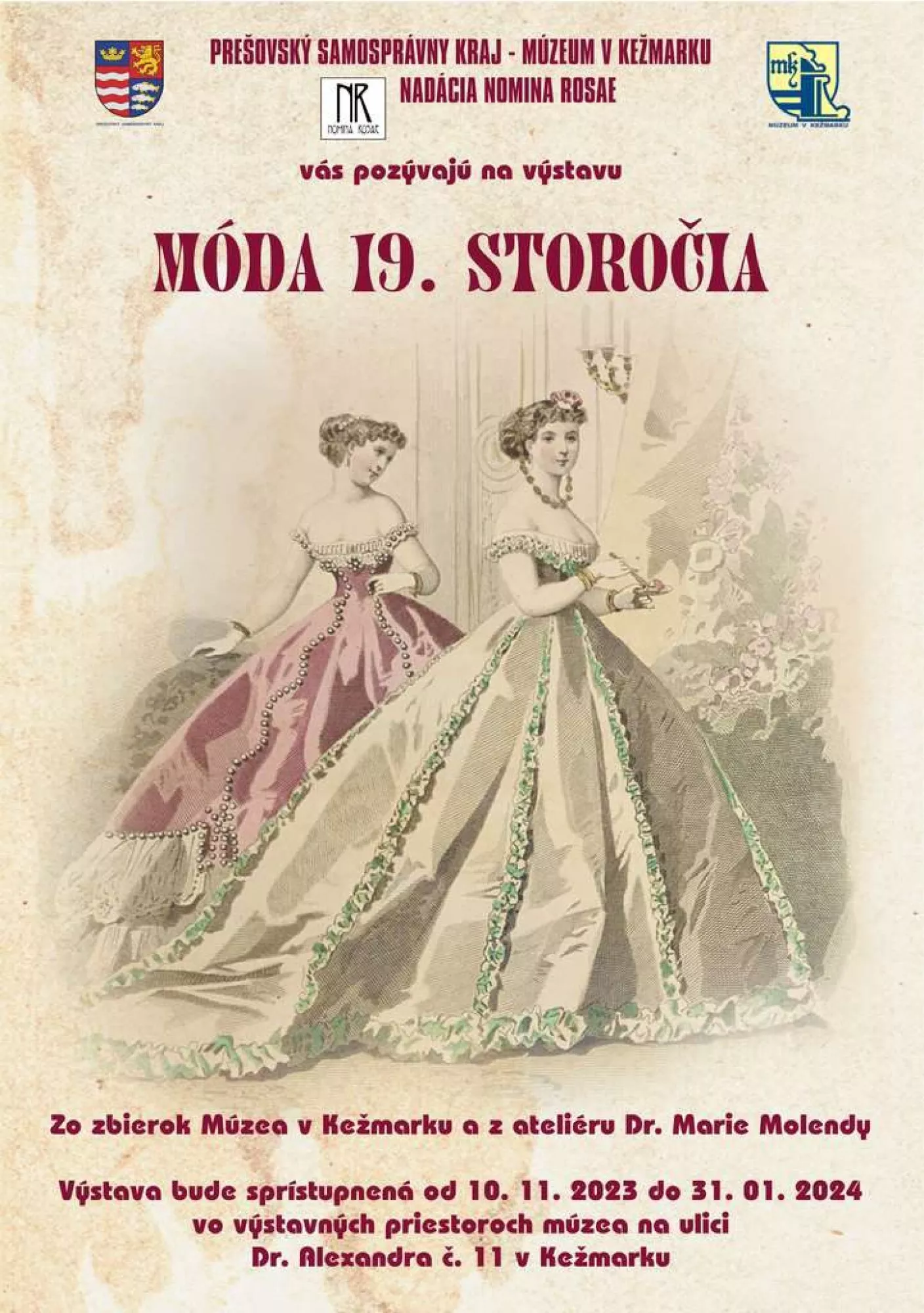 Výstava Móda 19. storočia