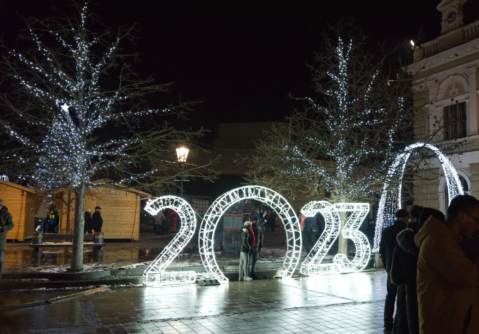 Vianočná výzdoba Nitra 2023 (©Miribord)