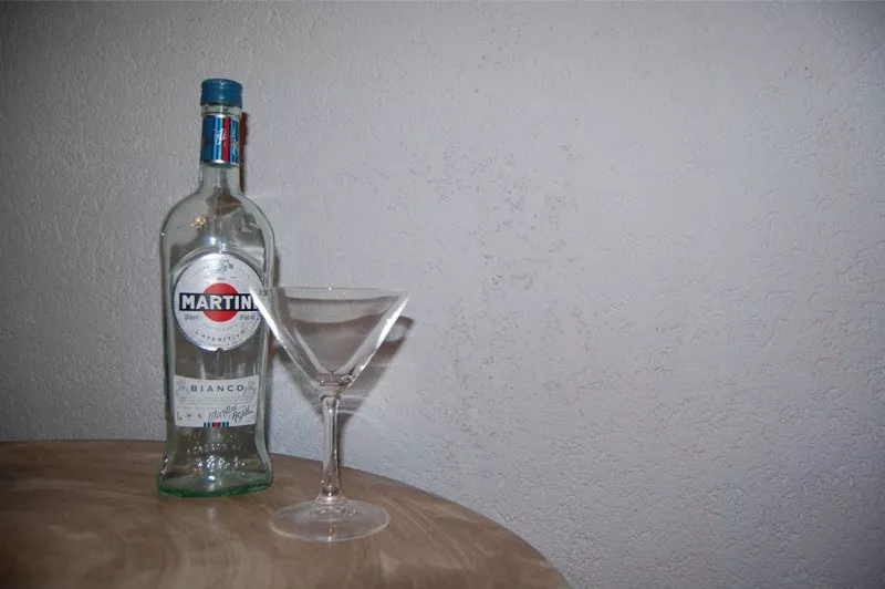 Martini a pohar