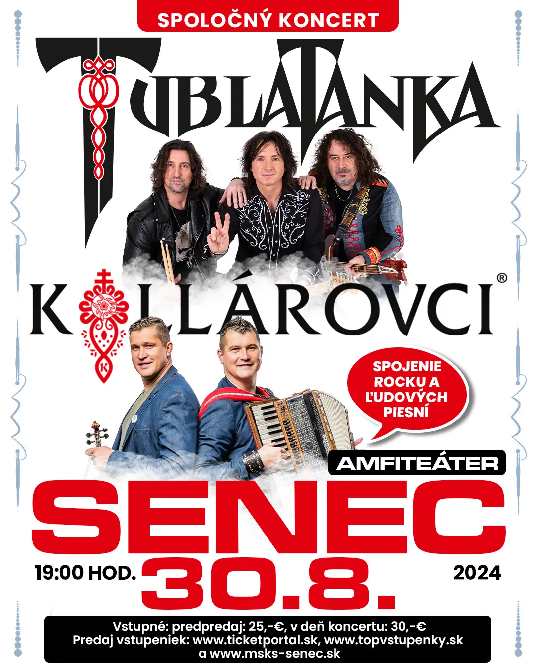 Spoločný koncert Tublatanka a Kollárovci