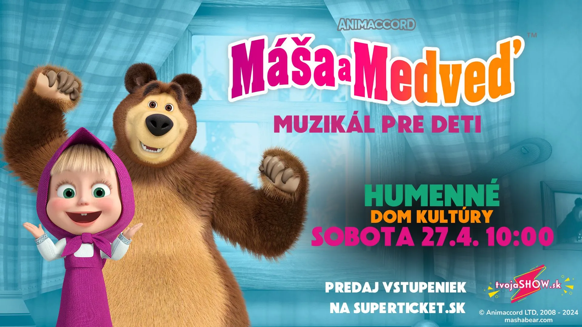 Máša a Medveď: Muzikál pre deti