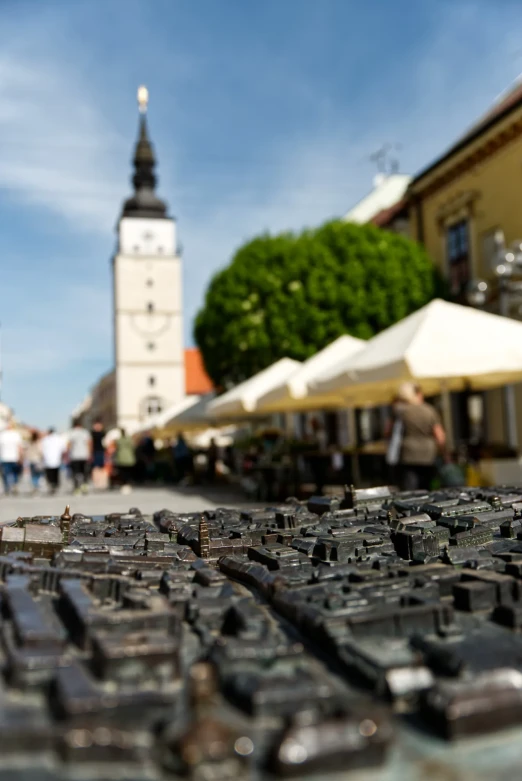 Bronzový model mesta Trnava
