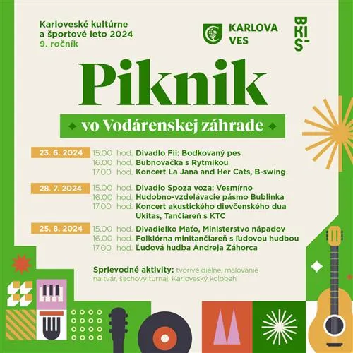 Piknik vo Vodárenskej záhrade