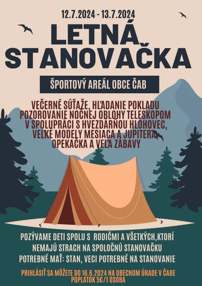 Letná stanovačka