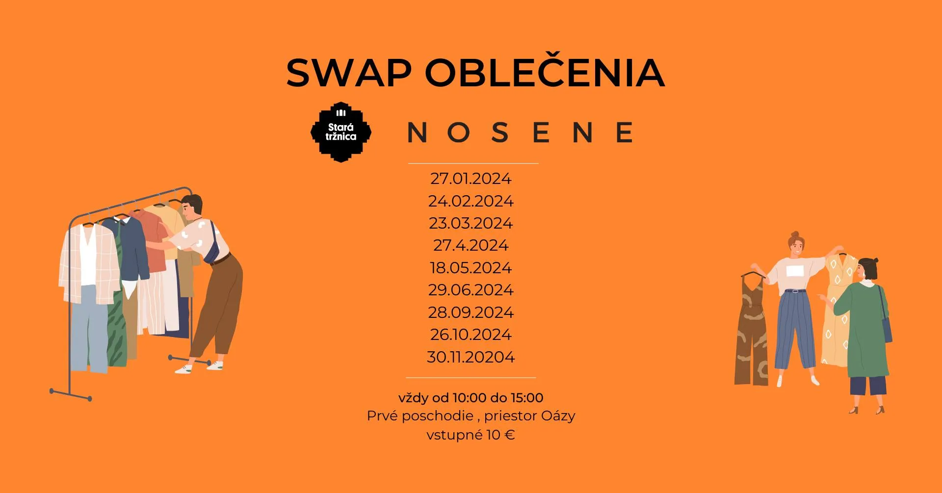 SWAP oblečenia