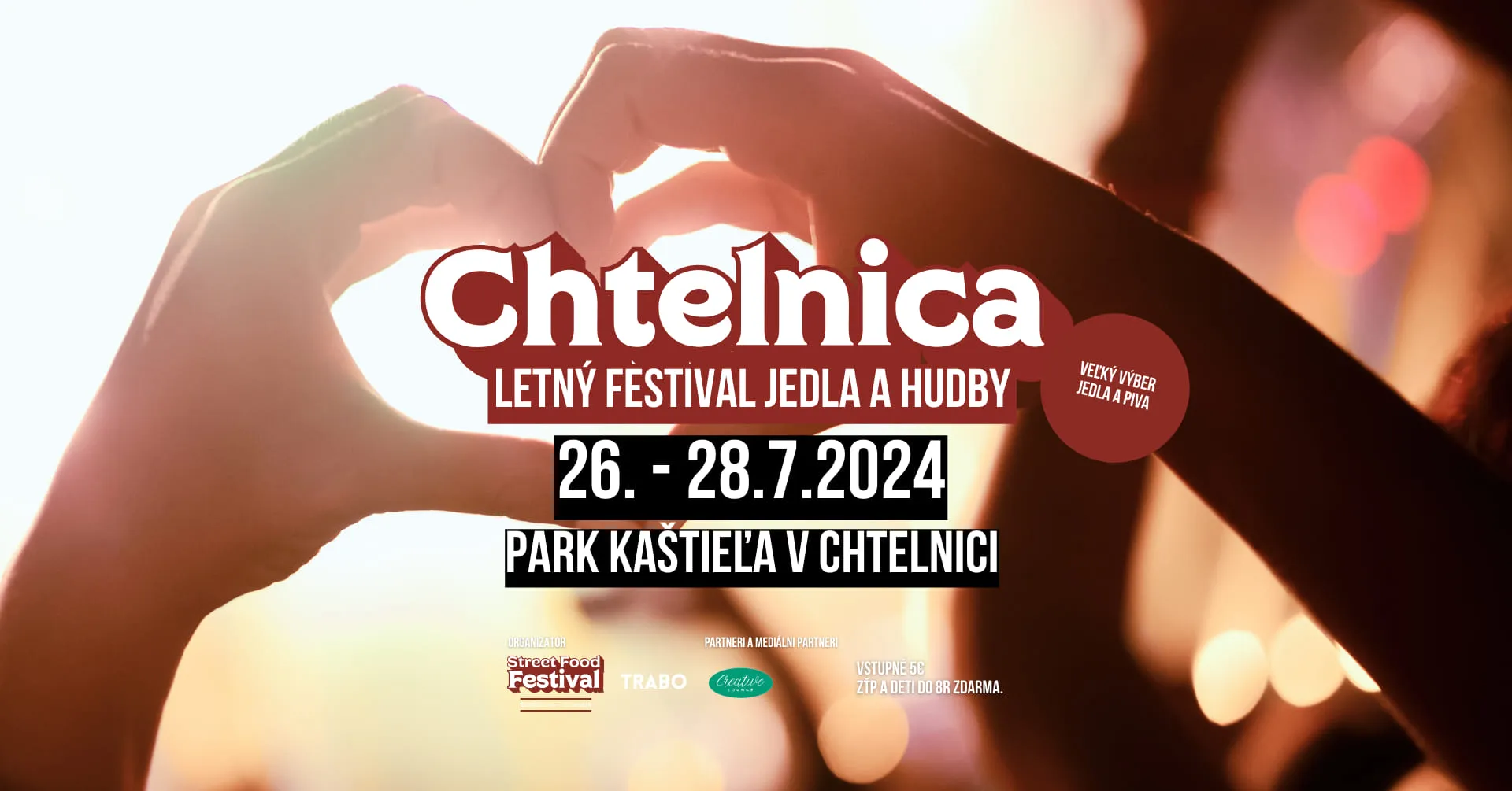Letný festival jedla a hudby Chtelnica