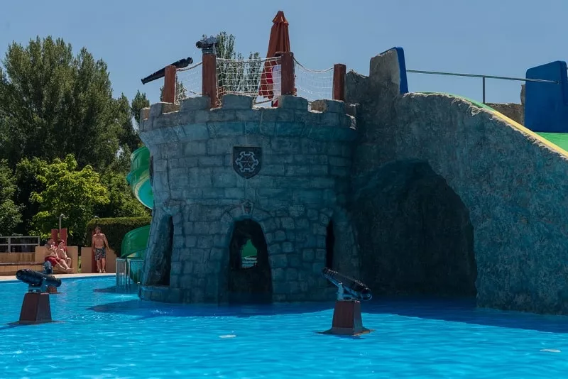 Vodny hrad pre deti