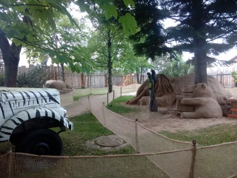Pieskova Zoo - pohlad na areal