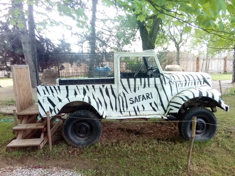 Pieskova Zoo - auto safari