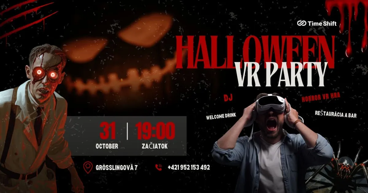 Najdesivejšia Halloweenska párty vo VR