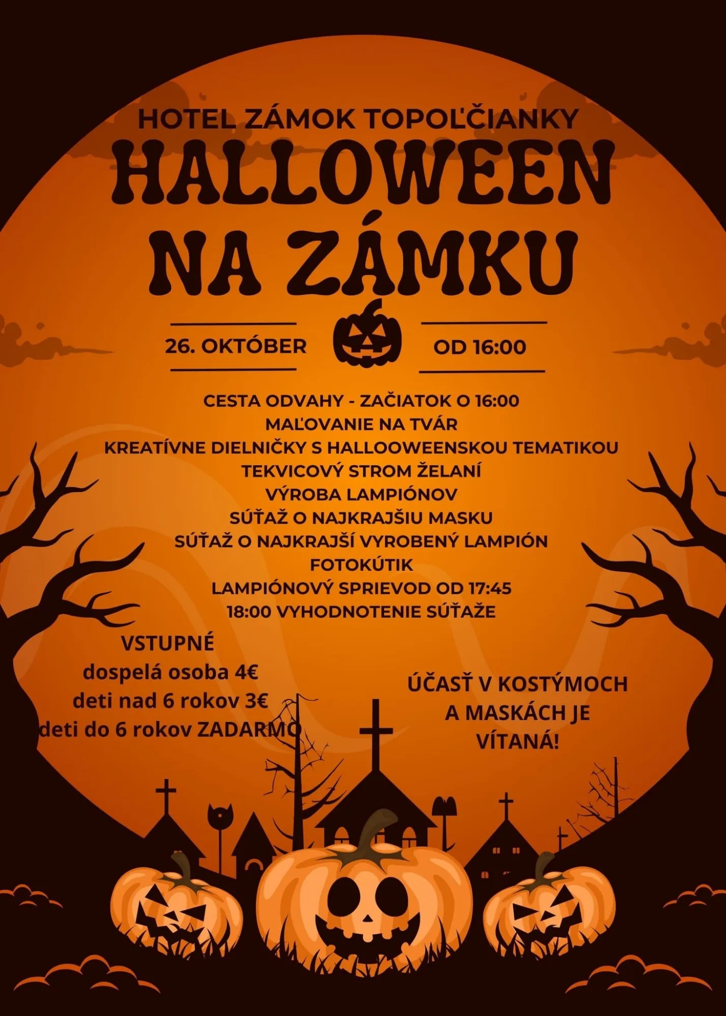 Halloween na zámku