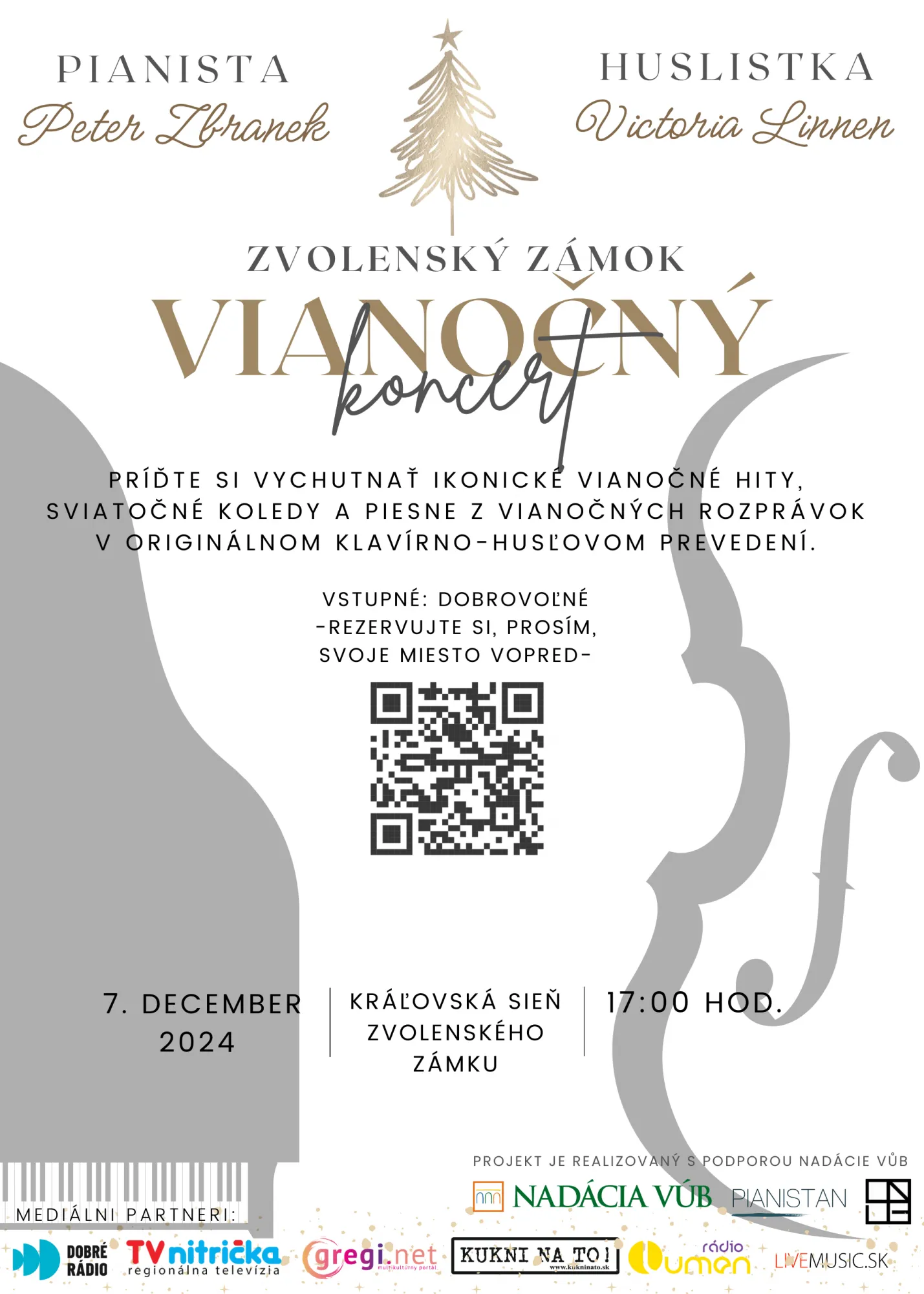 Vianočný koncert PV Acoustic na Zvolenskom zámku