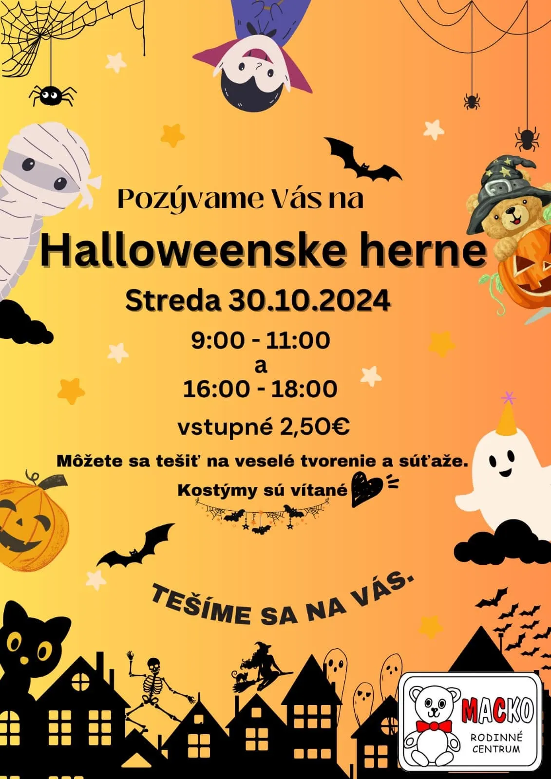 Halloweenske herne