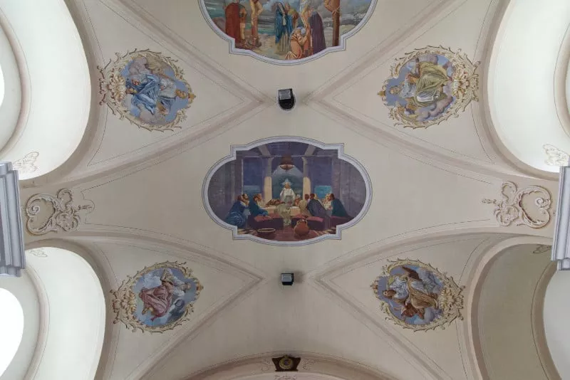 Kostol Vsetkych Svatych strop