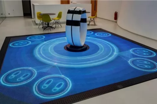 Energoland Mochovce - interaktivna podlaha pre navstevnikov muzea