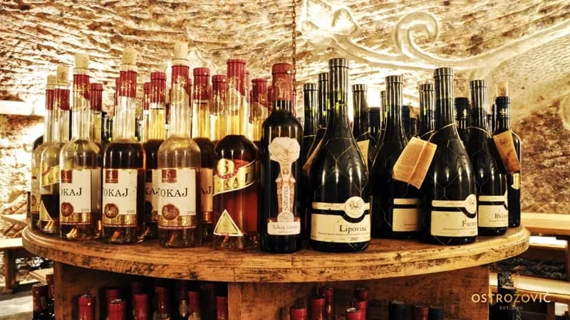 Ostrozovic - degustacia vin - ponuka vin, vystava flias
