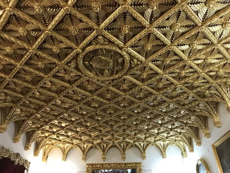 Bojnicky Zamok - zlaty strop