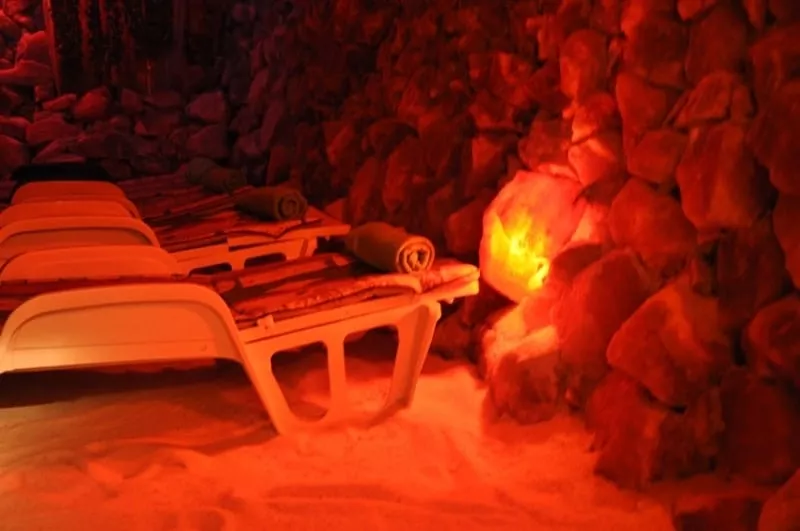 Solna jaskyna v penzione Iveta - interier solnej jaskyne