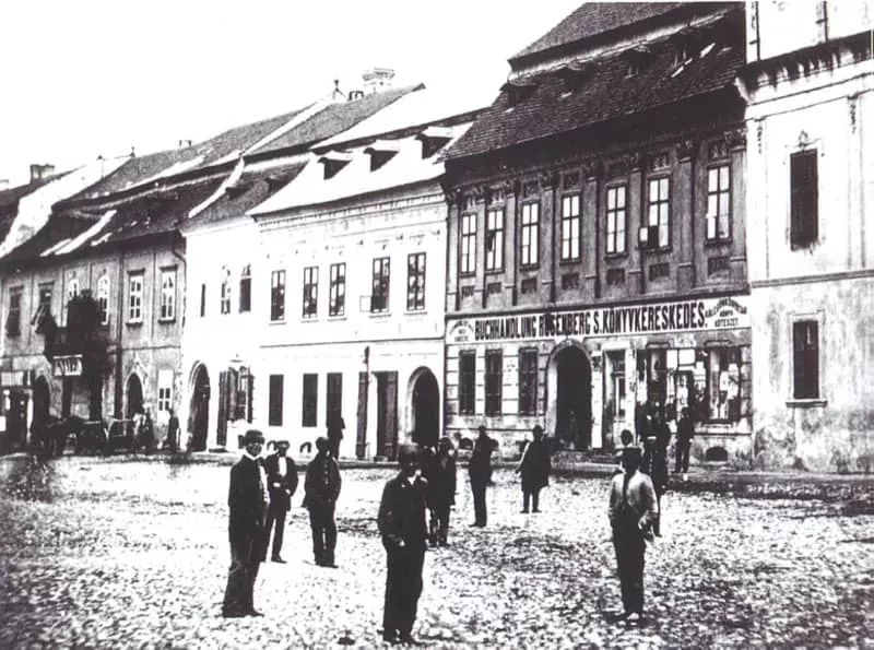 Presovska lekaren sv. Trojice - historicka fotografia