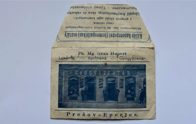 Presovska lekaren sv. Trojice - vystrizok z novin