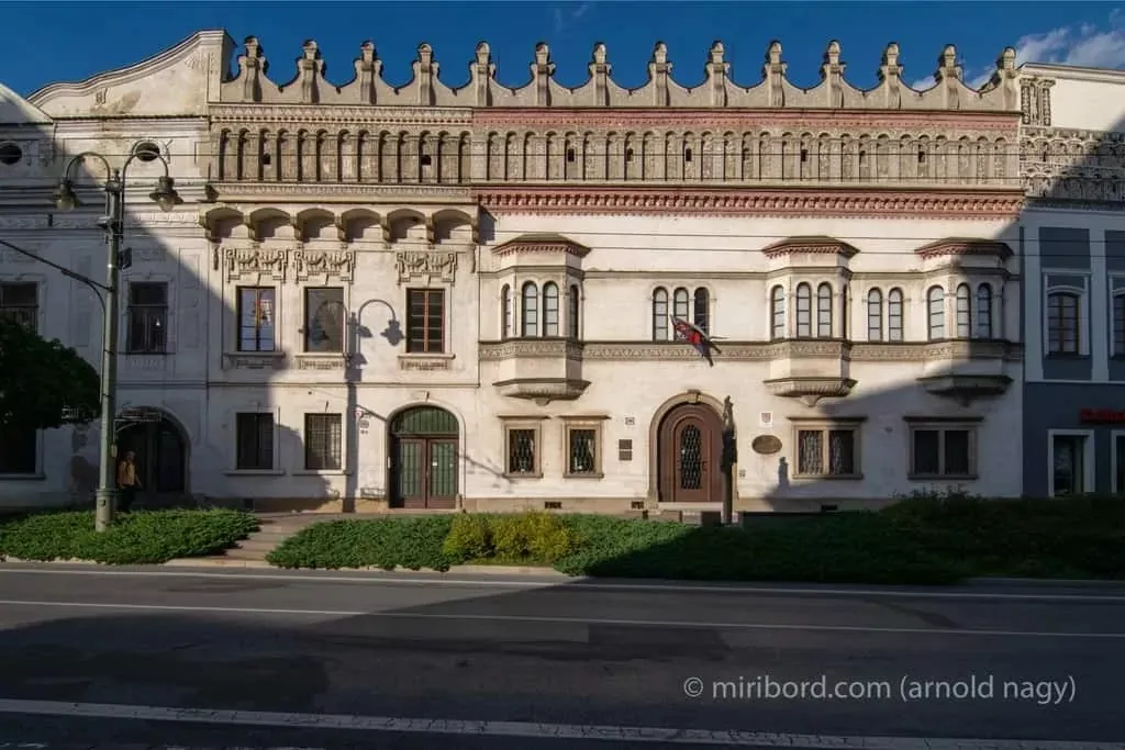 budova Rakociho palaca v Presove