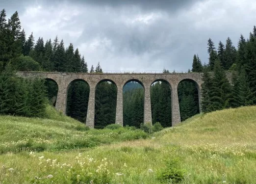 Pohľad na Chmarošský viadukt