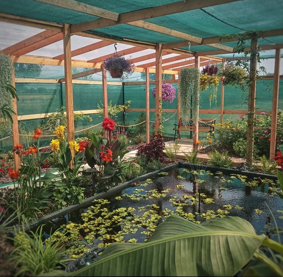 Motylia zahrada - priestor zahrady