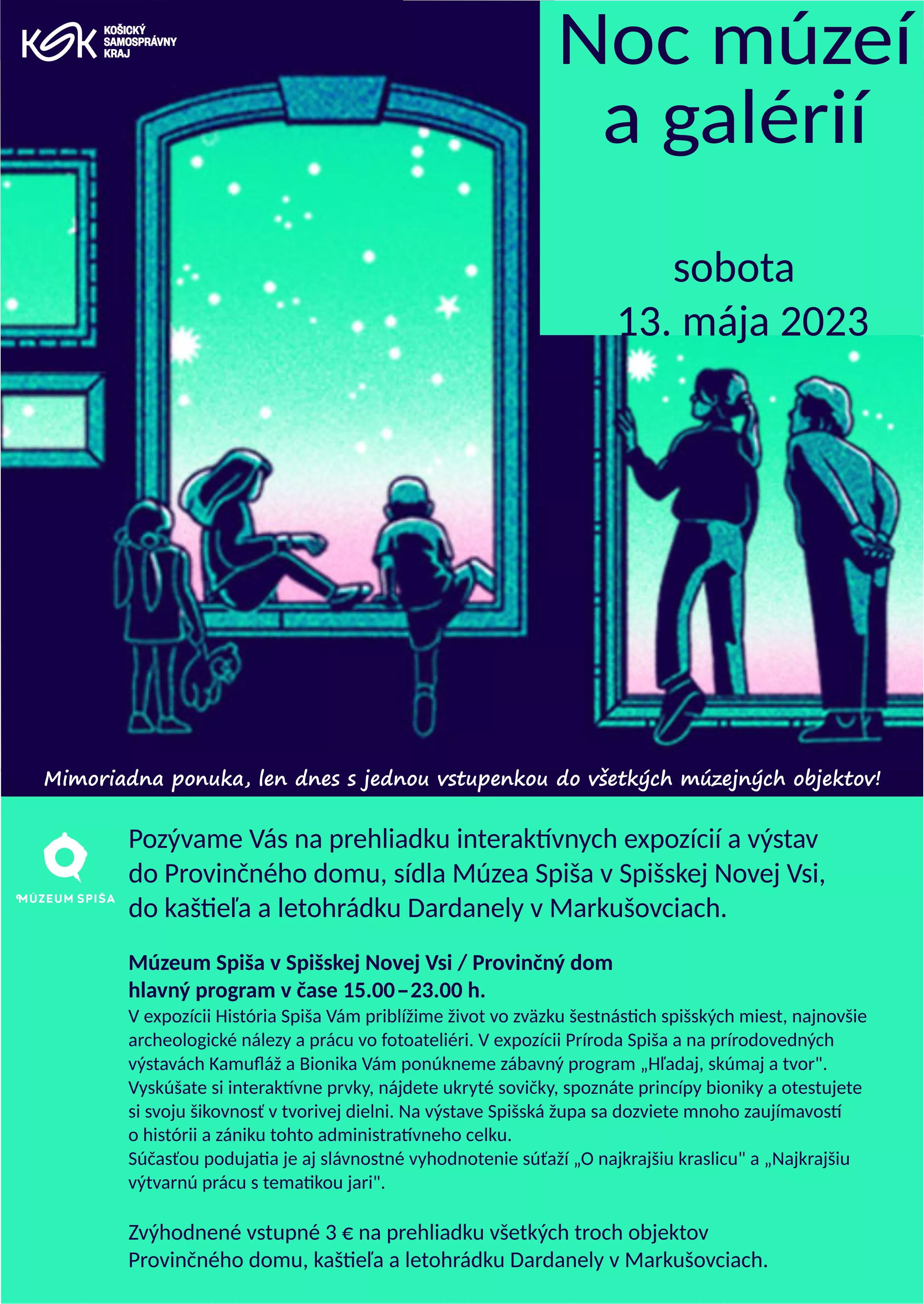 Noc múzeí a galérií 2023