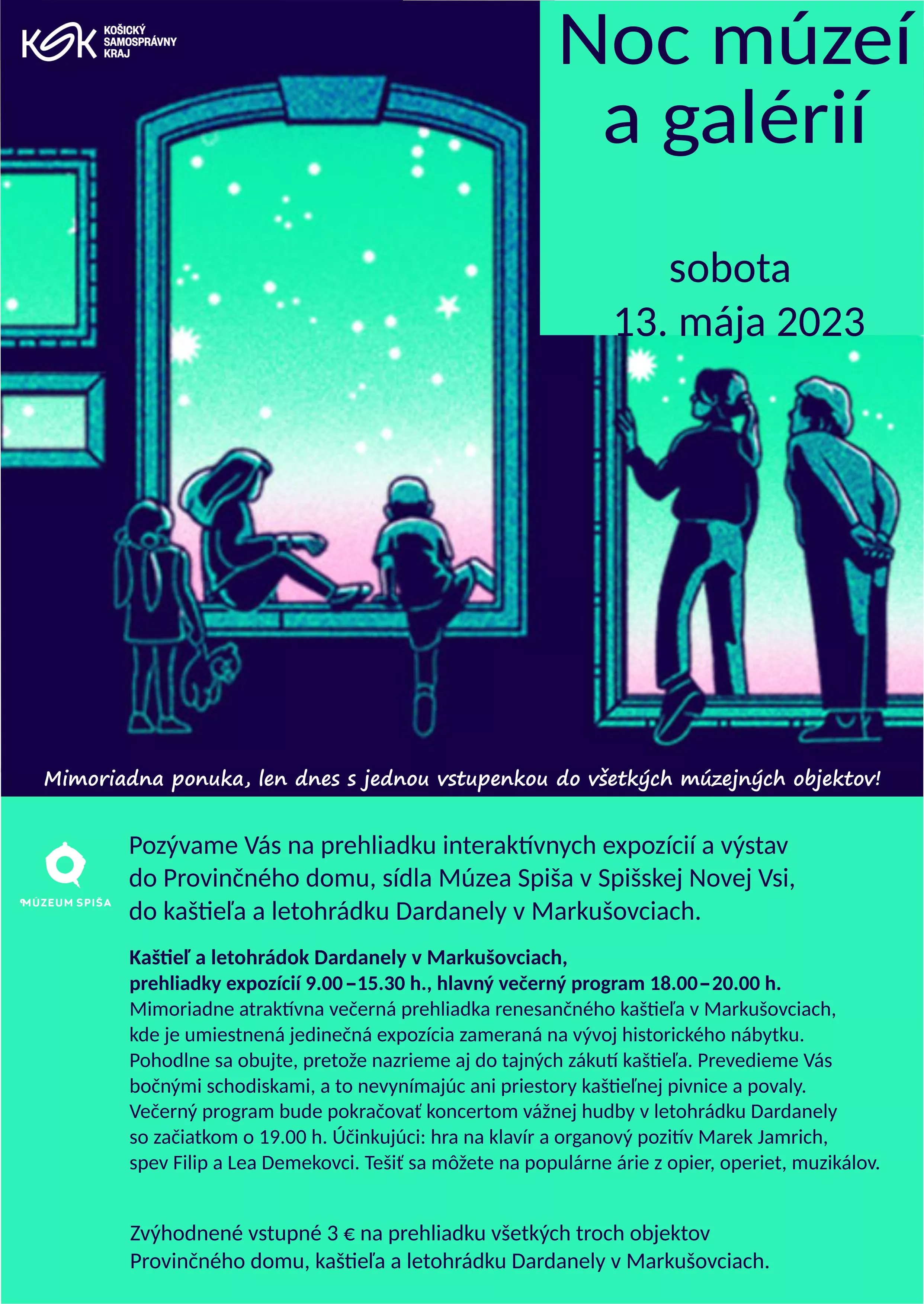 Noc múzeí a galérií 2023