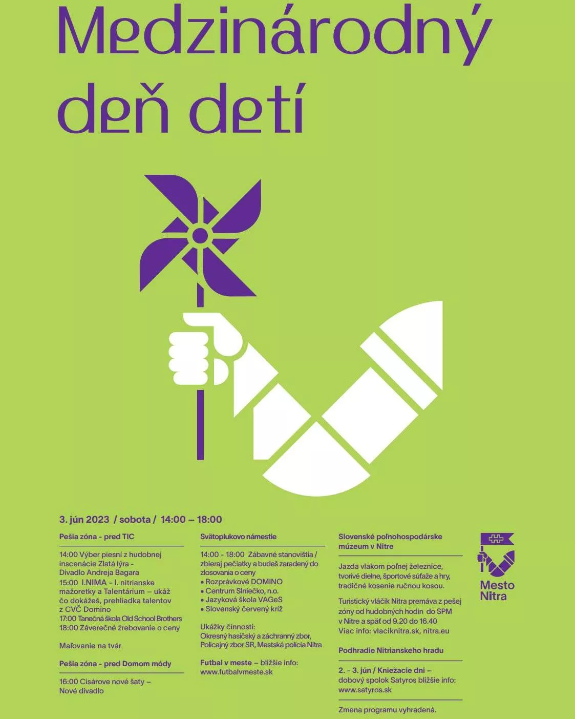 Medzinárodný deň detí Nitra 2023