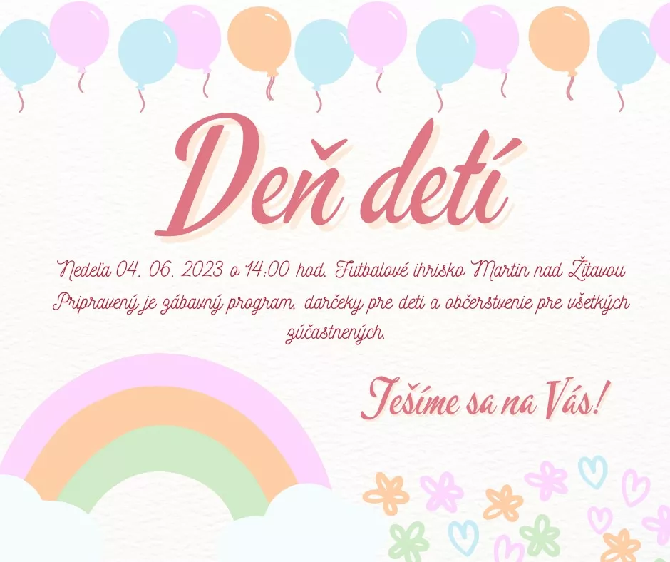 Deň detí v Martine nad Žitavou 2023
