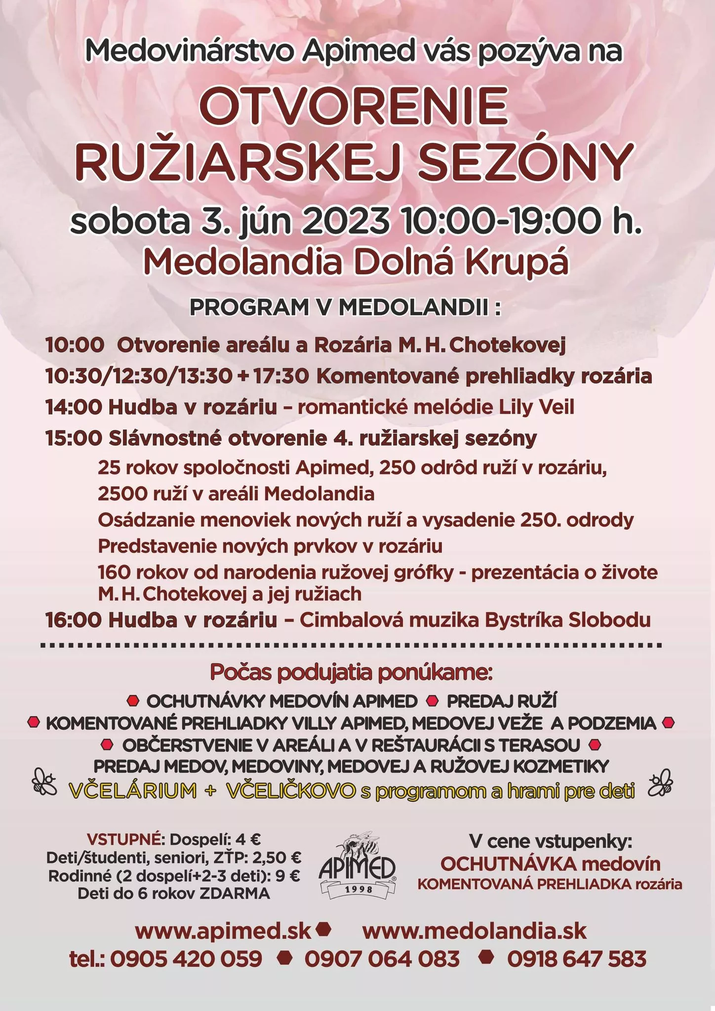 Otvorenie ružiarskej sezóny 2023