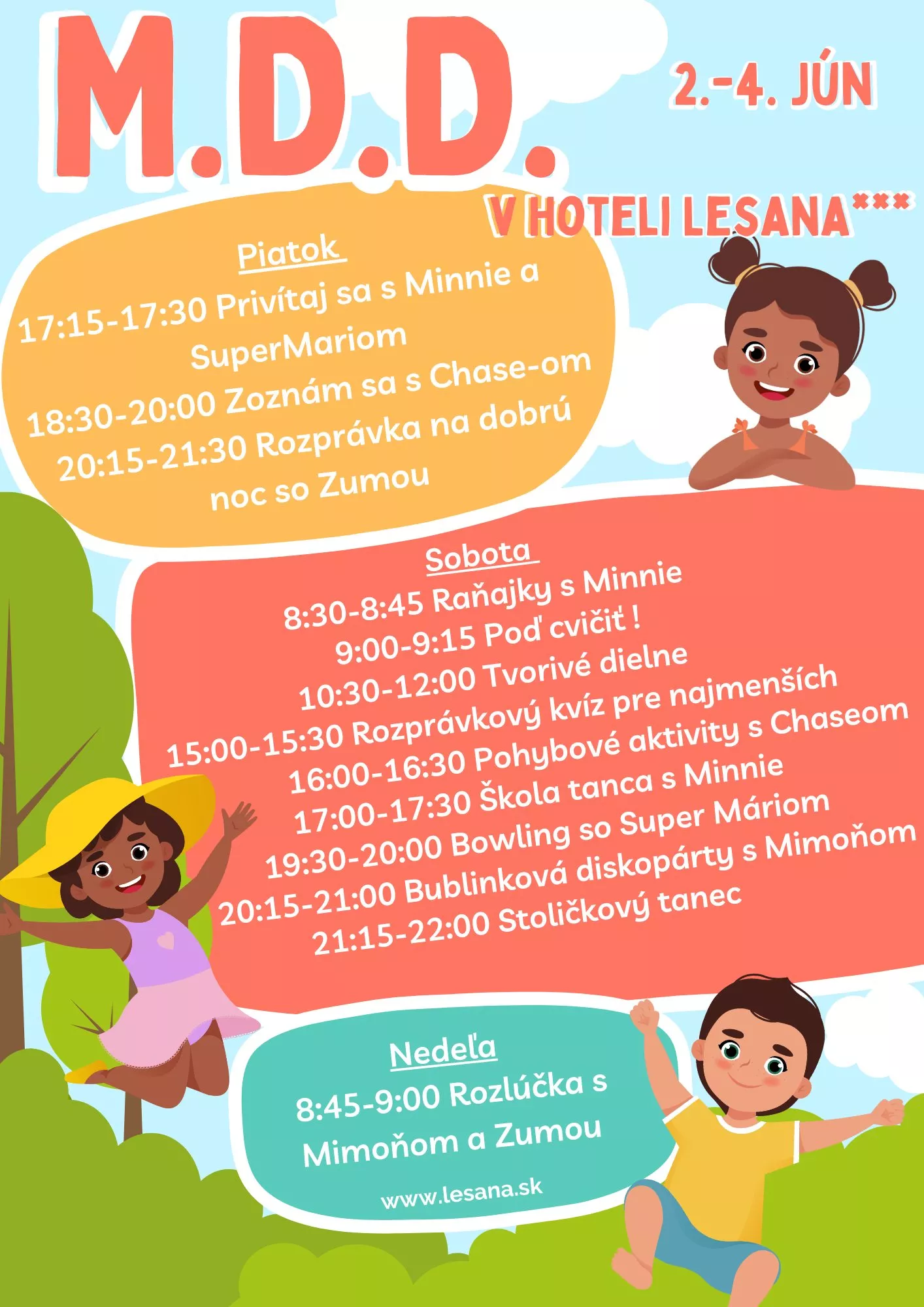 Deň detí v hoteli Lesana
