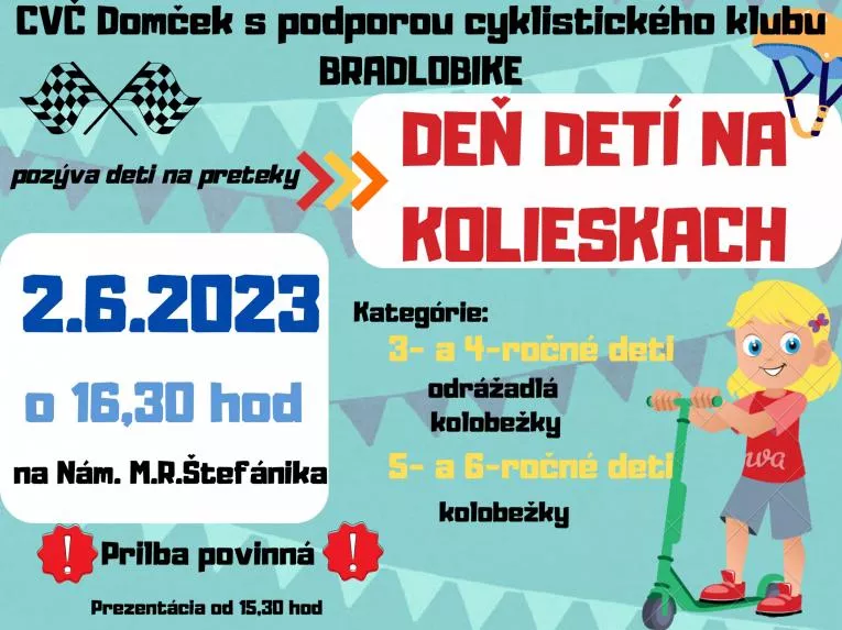 Deň detí na kolieskach 2023