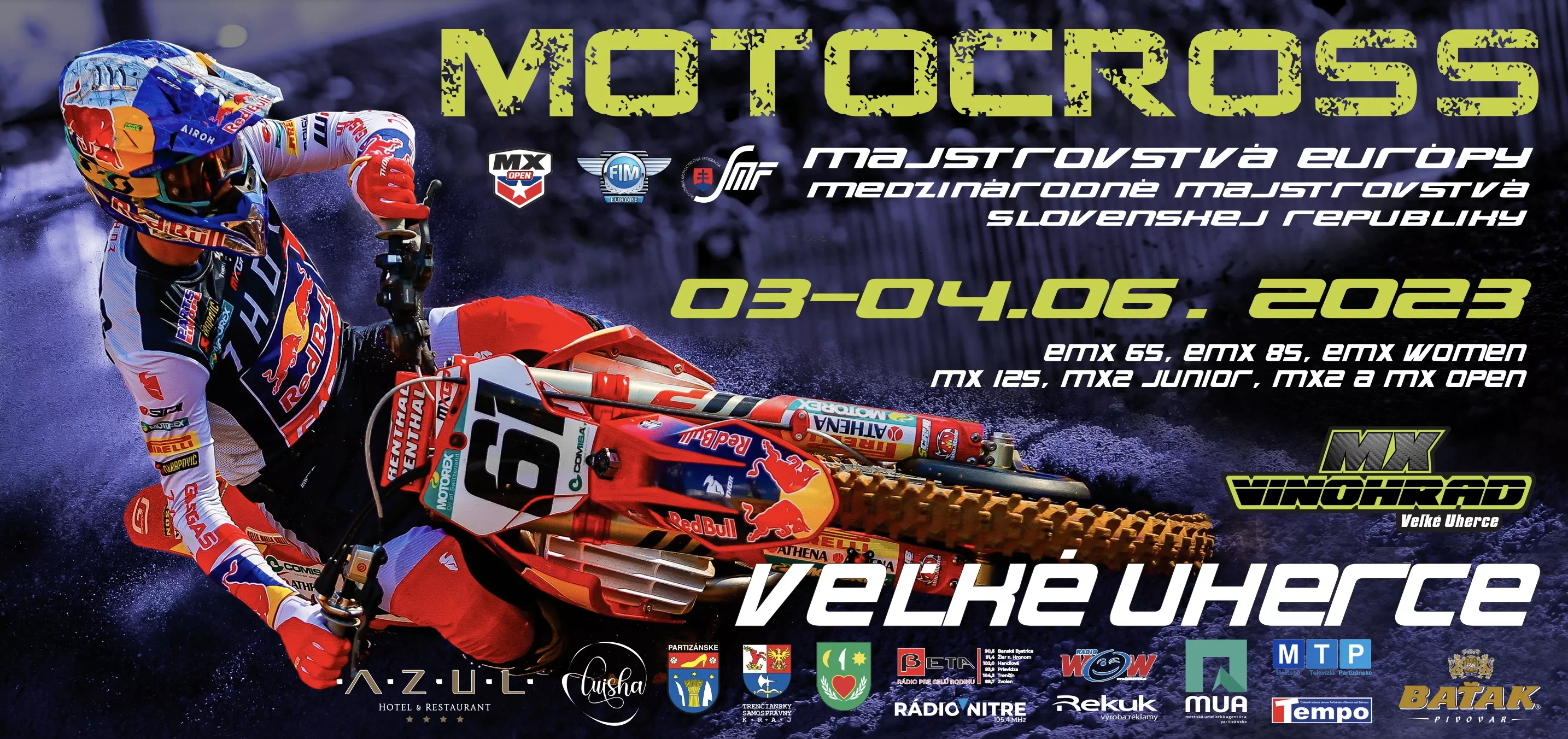 Motocross vo Veľkých Uherciach 2023